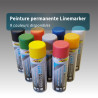 Bombe de marquage au sol permanente 36 mois LINEMARKER - 9 couleurs - 500ml